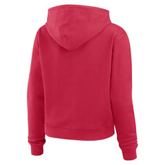 Arizona Cardinals WEAR by Erin Andrews Women's Plus Size Waffle Hoodie Pullover Top Cardinal
