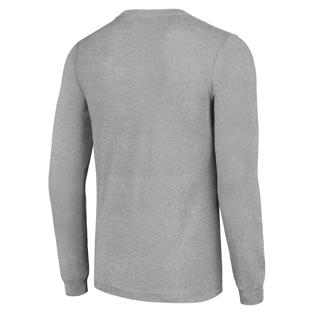 Pittsburgh Steelers Starter Player Grid Long Sleeve T-Shirt Heather Gray