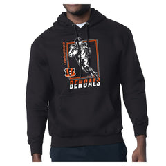 Cincinnati Bengals Starter Player Grid Pullover Hoodie Black
