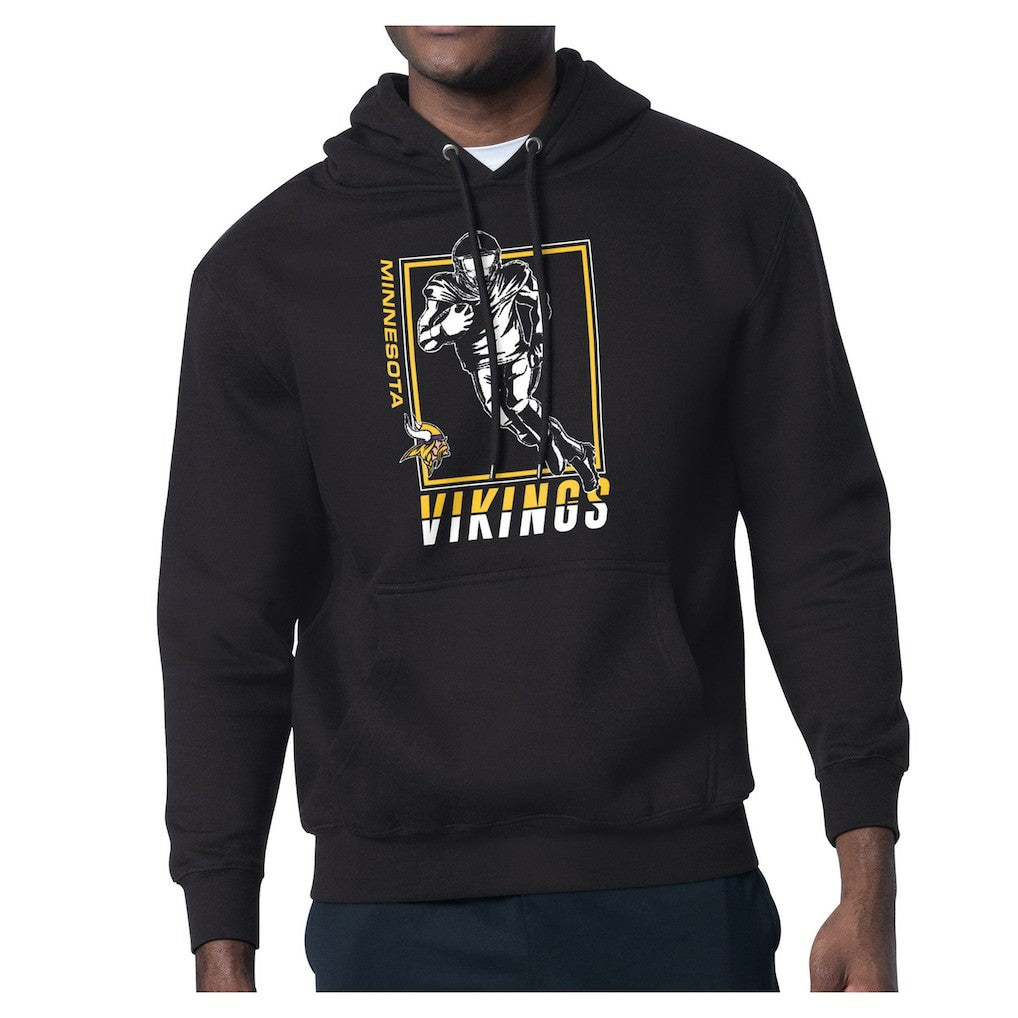 Minnesota Vikings Starter Player Grid Pullover Hoodie Black
