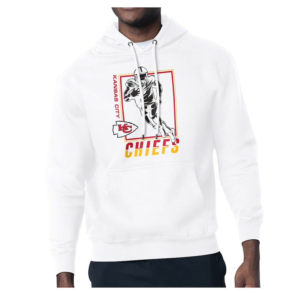 Kansas City Chiefs Starter Player Grid Pullover Hoodie White
