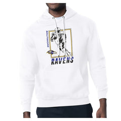 Baltimore Ravens Starter Player Grid Pullover Hoodie White