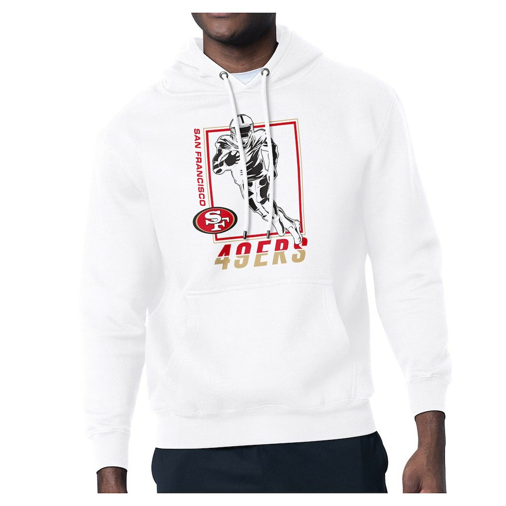 San Francisco 49ers Starter Player Grid Pullover Hoodie White
