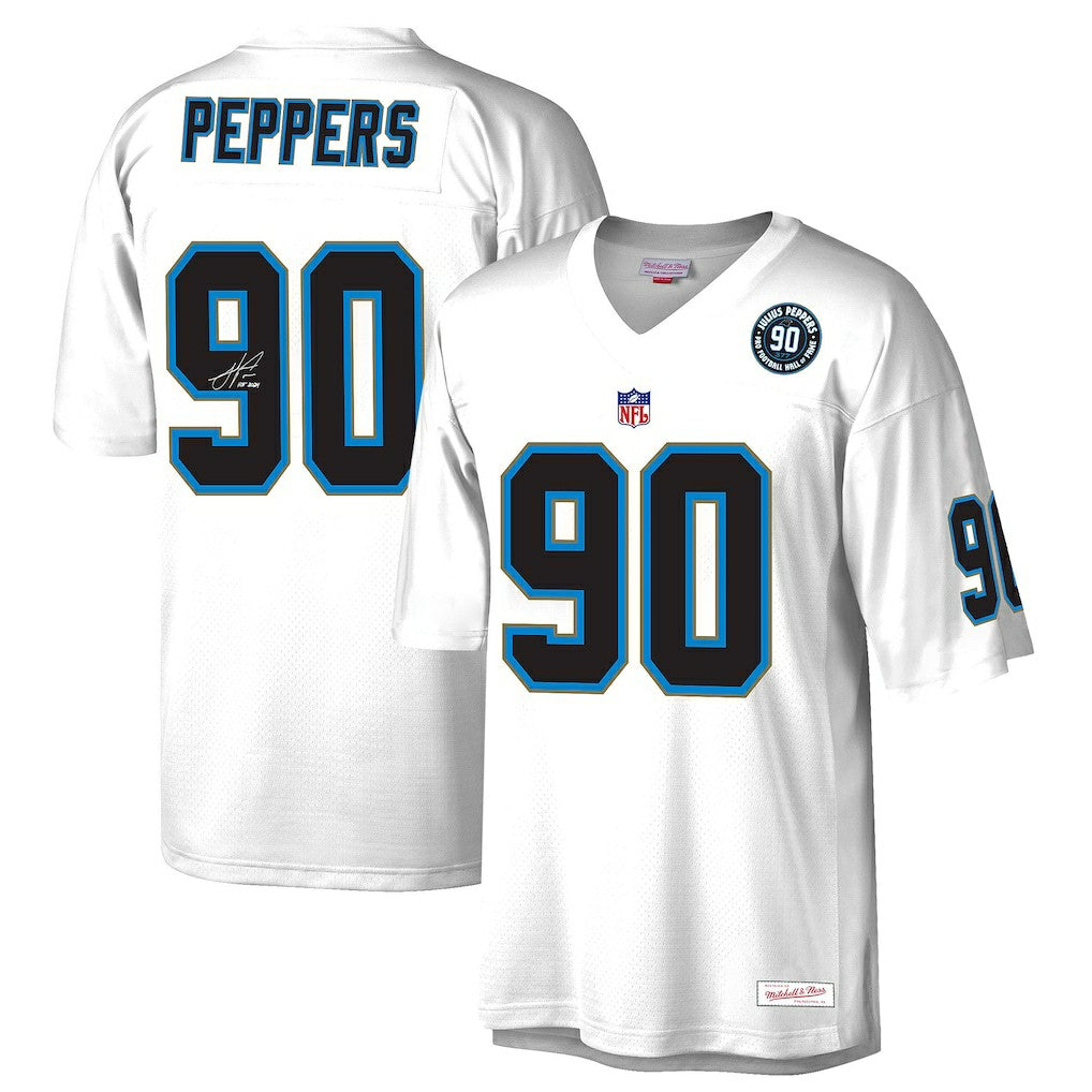Mitchell & Ness Julius Peppers Carolina Panthers 2024 Hall of Fame Fashion Jersey – White