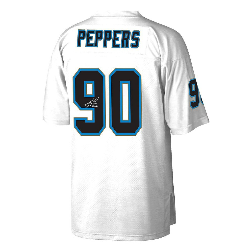 Mitchell & Ness Julius Peppers Carolina Panthers 2024 Hall of Fame Fashion Jersey – White