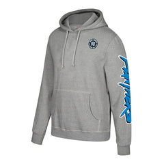 Mitchell & Ness Julius Peppers Carolina Panthers Name & Number Pullover Hoodie – Heather Gray