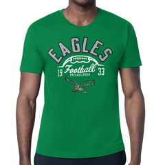 Philadelphia Eagles Starter Half Ball Retro Logo T-Shirt Kelly Green
