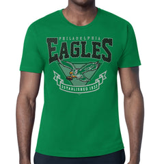 Philadelphia Eagles Starter ‘80s Inspired Retro Logo T-Shirt Kelly Green