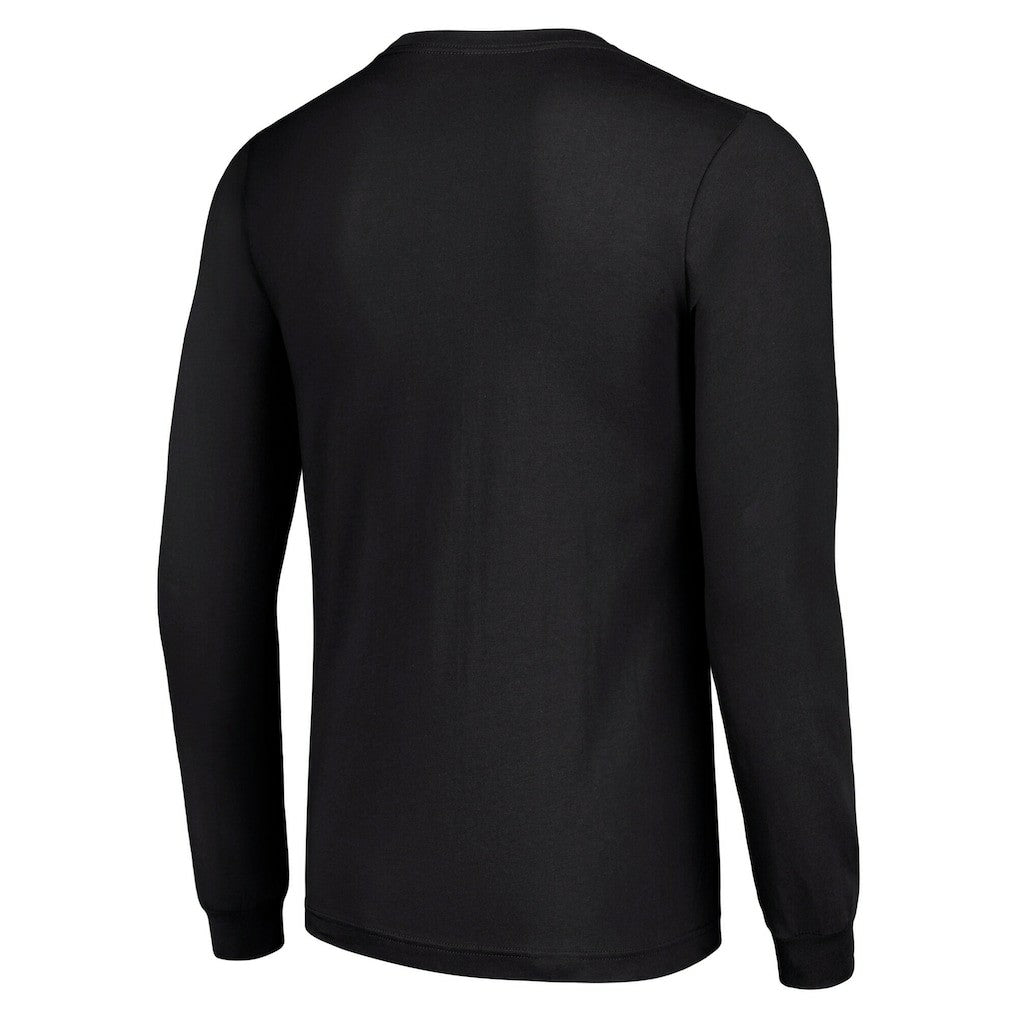 Philadelphia Eagles Starter Team Name Graphic Long Sleeve T-Shirt Black
