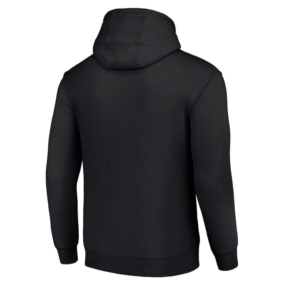 Los Angeles Chargers Starter Four Team Name Logo Fleece Pullover Hoodie Black