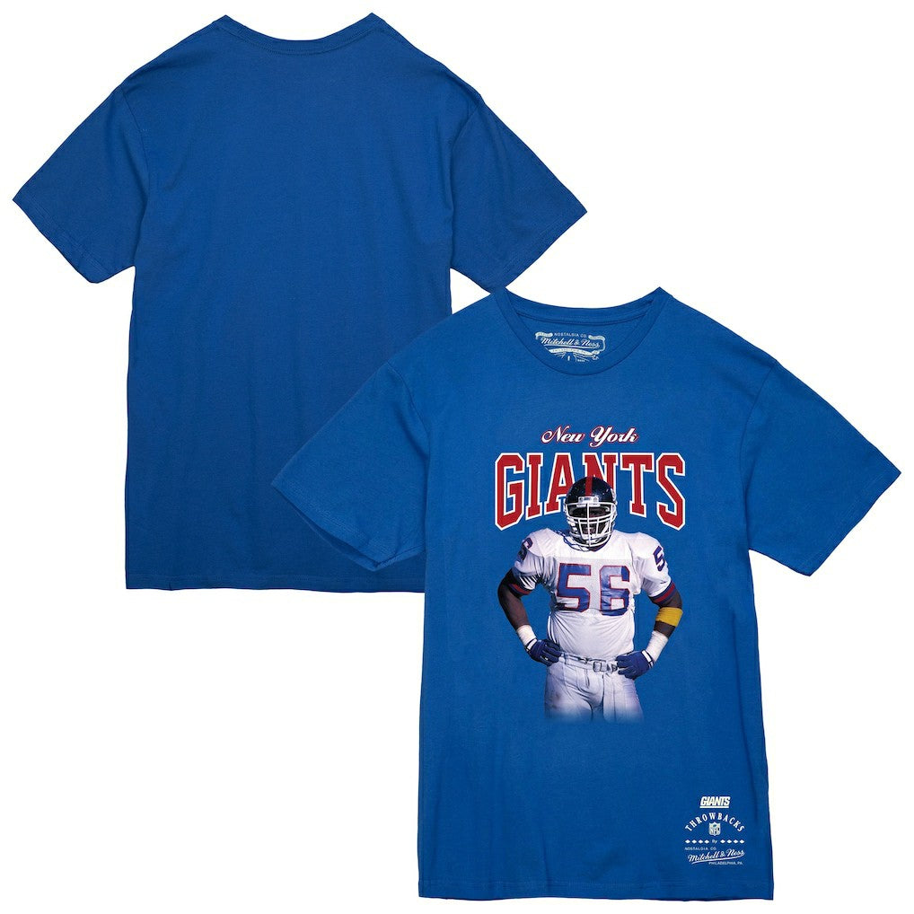 Mitchell & Ness Lawrence Taylor New York Giants Sideline Retired Player T-Shirt Royal
