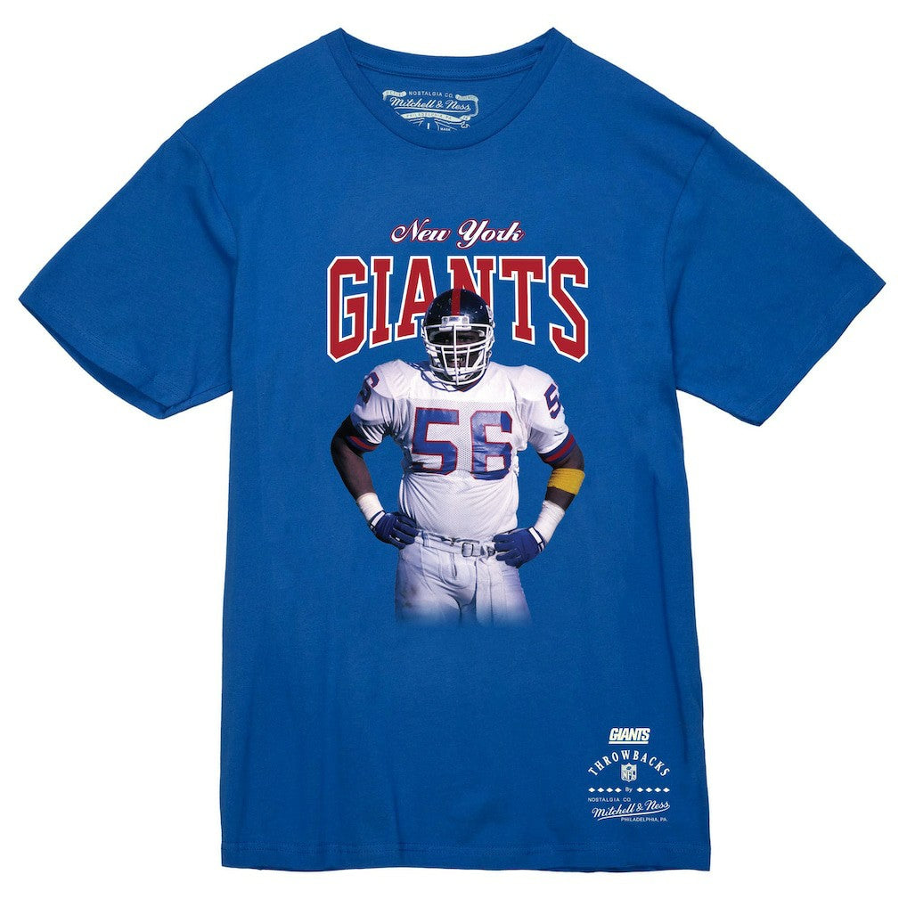 Mitchell & Ness Lawrence Taylor New York Giants Sideline Retired Player T-Shirt Royal