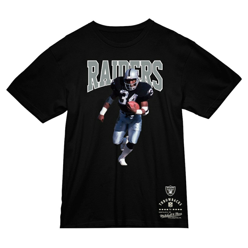 Mitchell & Ness Bo Jackson Las Vegas Raiders Sideline Retired Player T-Shirt Black