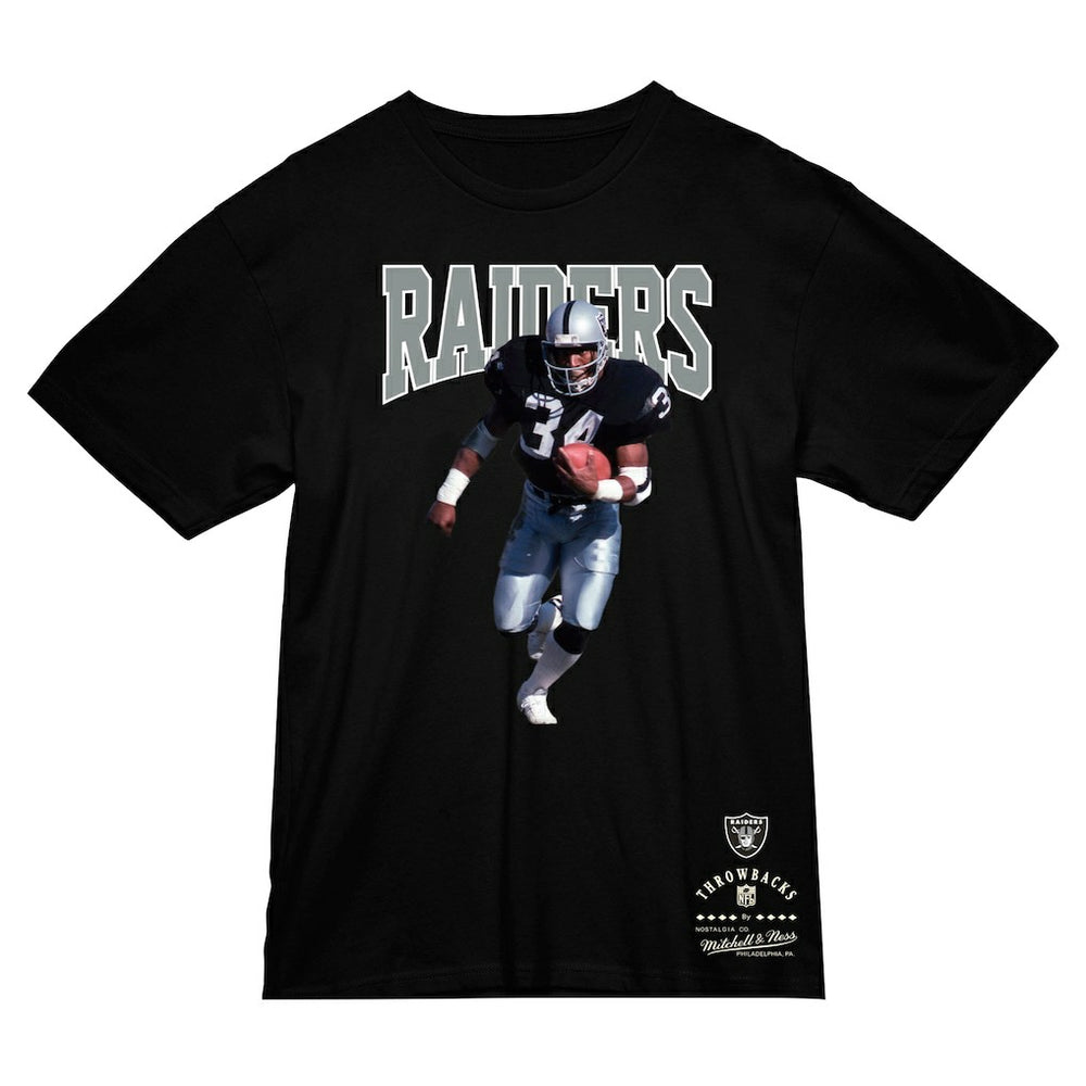 Mitchell & Ness Bo Jackson Las Vegas Raiders Sideline Retired Player T-Shirt Black