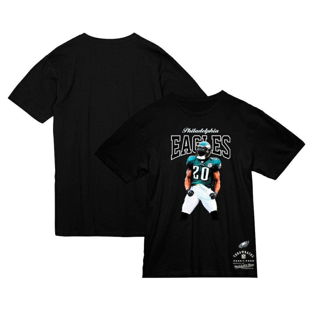Mitchell & Ness Brian Dawkins Philadelphia Eagles Sideline Retired Player T-Shirt Black