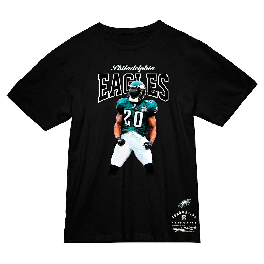 Mitchell & Ness Brian Dawkins Philadelphia Eagles Sideline Retired Player T-Shirt Black