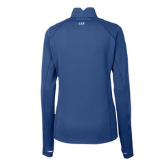 Buffalo Bills Cutter & Buck Women's Traverse Stretch Quarter-Zip Pullover Top Royal