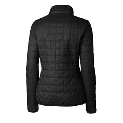 Philadelphia Eagles Cutter & Buck Women's Rainier PrimaLoft Eco Insulated Full-Zip Puffer Jacket Black