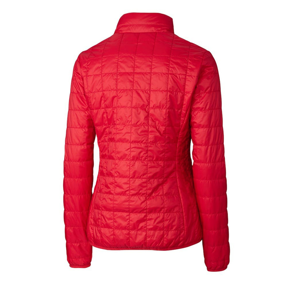 Atlanta Falcons Cutter & Buck Women's Rainier PrimaLoft Eco Insulated Full-Zip Puffer Jacket Red