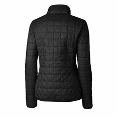 Detroit Lions Cutter & Buck Women's Rainier PrimaLoft Eco Insulated Full-Zip Puffer Jacket Black