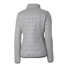 Indianapolis Colts Cutter & Buck Women's Rainier PrimaLoft Eco Insulated Full-Zip Puffer Jacket Gray
