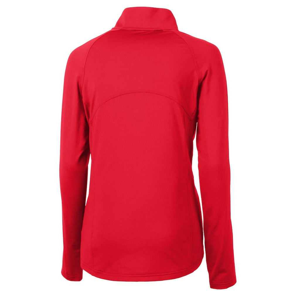 Arizona Cardinals Cutter & Buck Women's Adapt Eco Knit Stretch Recycled Half-Zip Pullover Top Cardinal