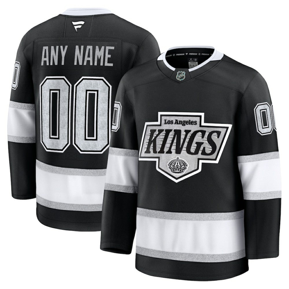 Los Angeles Kings Fanatics Home Premium Custom Jersey - Black - NHL 202055703