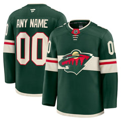 Minnesota Wild Fanatics Home Premium Custom Jersey - Green - NHL 202055705