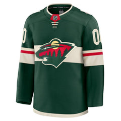 Minnesota Wild Fanatics Home Premium Custom Jersey - Green - NHL 202055705