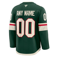 Minnesota Wild Fanatics Home Premium Custom Jersey - Green - NHL 202055705