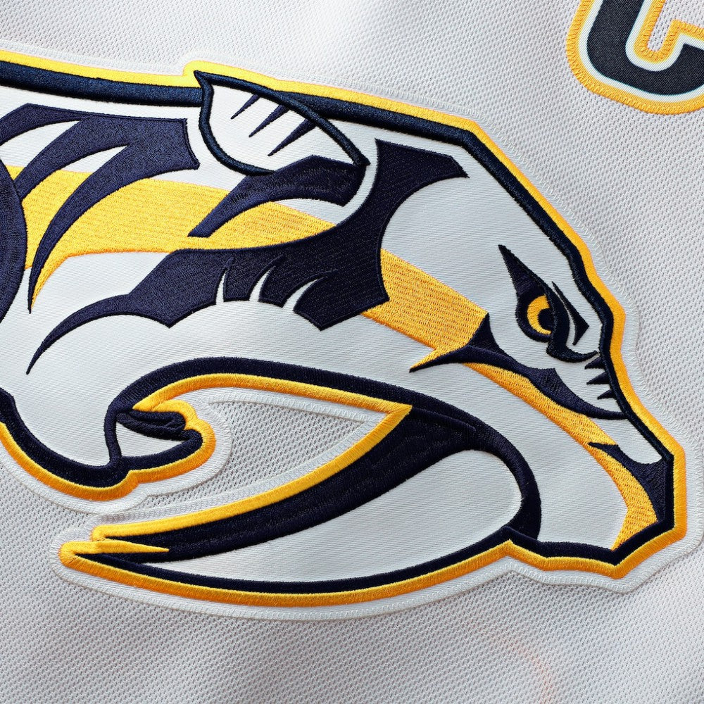 Nashville Predators Fanatics Away Premium Custom Jersey - White - NHL 202055710