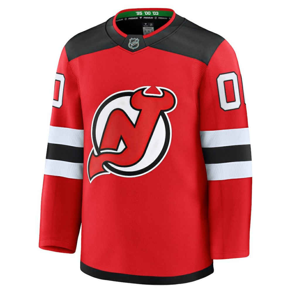 New Jersey Devils Fanatics Home Premium Custom Jersey - Red - NHL 202055713