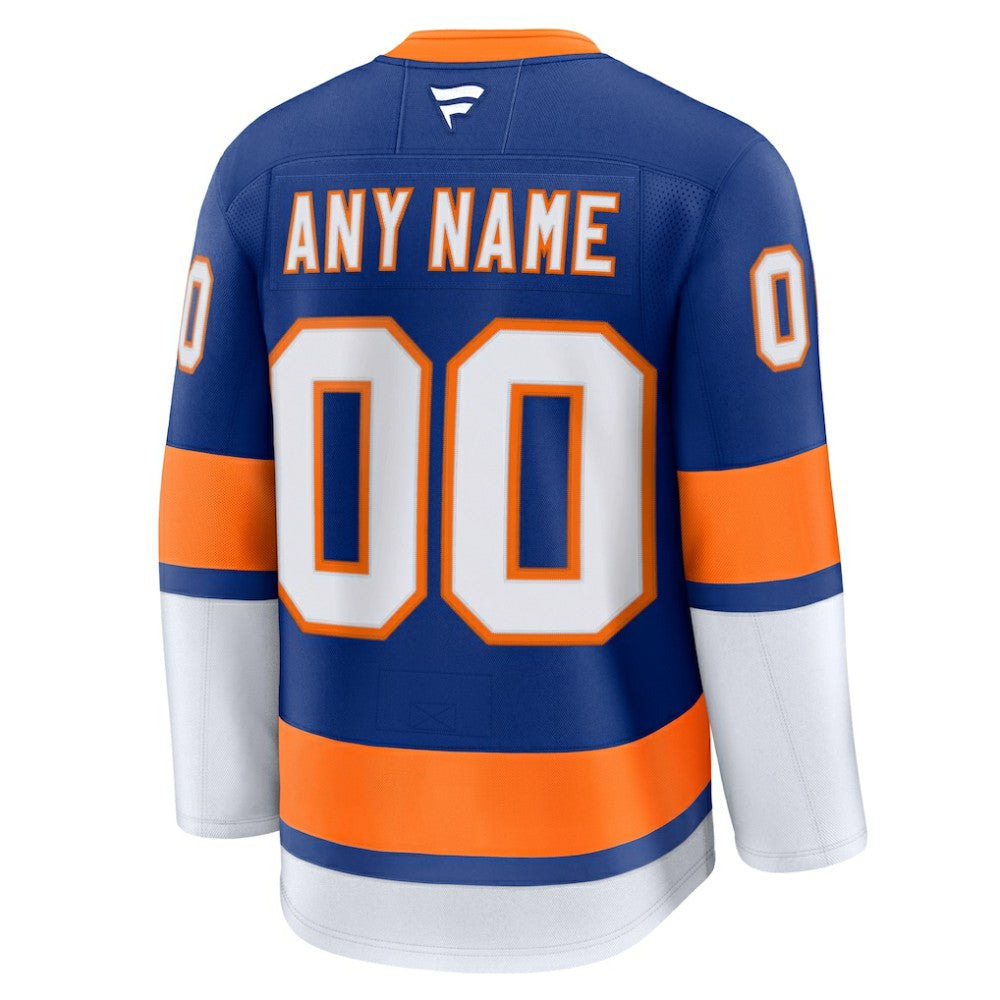 New York Islanders Fanatics Home Premium Custom Jersey - Royal - NHL 202055716