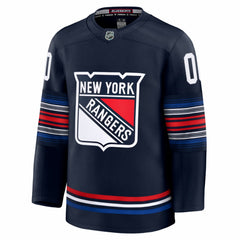 New York Rangers Fanatics Alternate Premium Custom Jersey - Navy - NHL 202055719