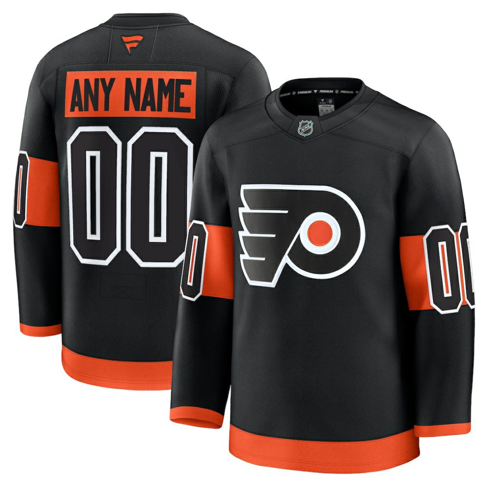 Philadelphia Flyers Fanatics Alternate Premium Custom Jersey - Black - NHL 202055724