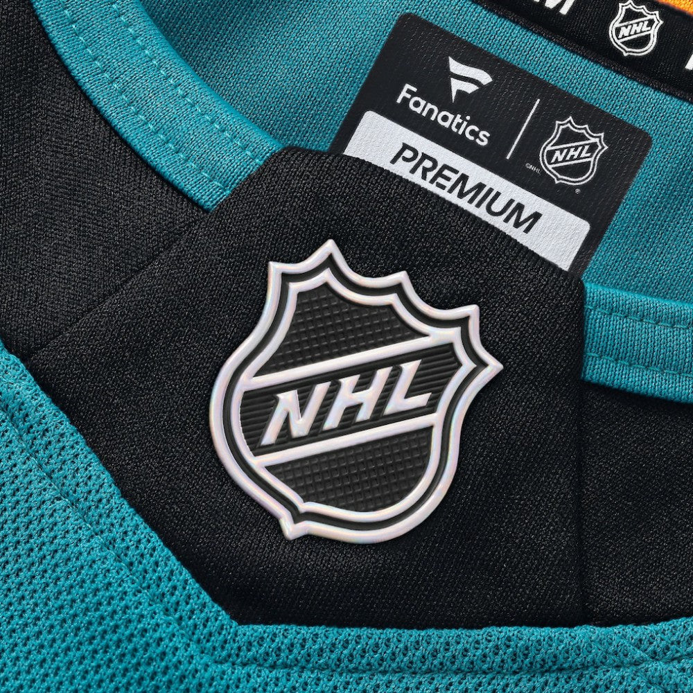 San Jose Sharks Fanatics Home Premium Custom Jersey - Teal - NHL 202055729