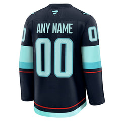 Seattle Kraken Fanatics Home Premium Custom Jersey - Deep Sea Blue - NHL 202055732
