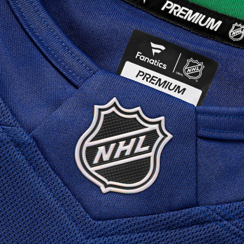 Vancouver Canucks Fanatics Home Premium Custom Jersey - Blue - NHL 202055733