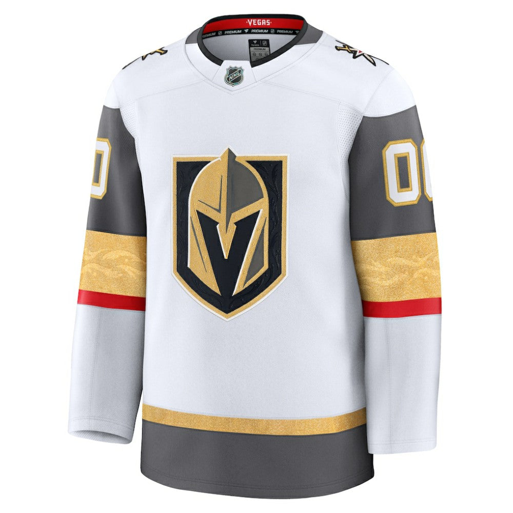 Vegas Golden Knights Fanatics Away Premium Custom Jersey - White - NHL 202055735