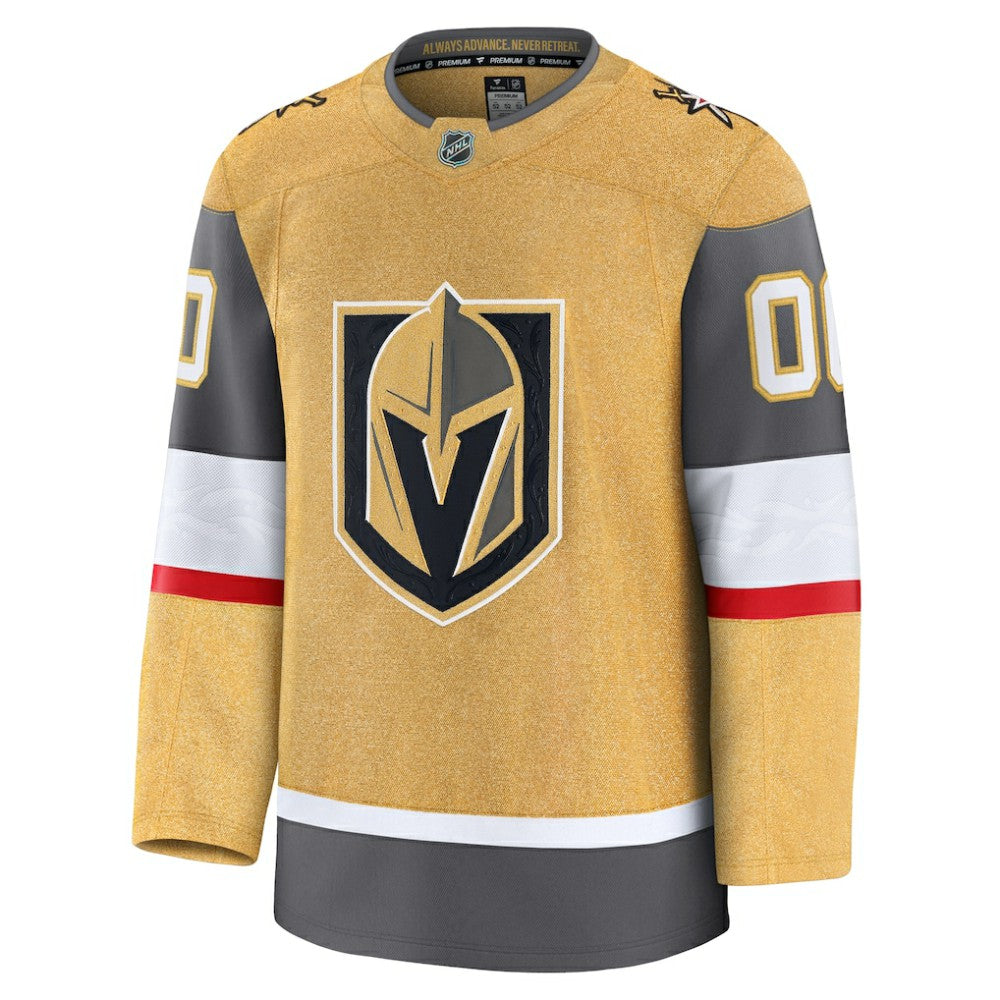 Vegas Golden Knights Fanatics Home Premium Custom Jersey - Gold - NHL 202055736
