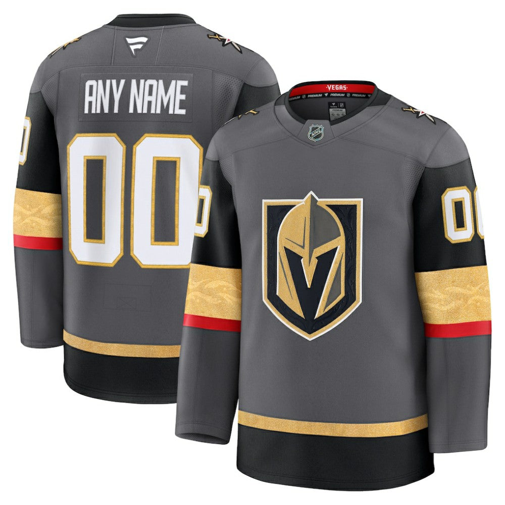 Vegas Golden Knights Fanatics Alternate Premium Custom Jersey - Gray - NHL 202055737