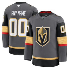 Vegas Golden Knights Fanatics Alternate Premium Custom Jersey - Gray - NHL 202055737