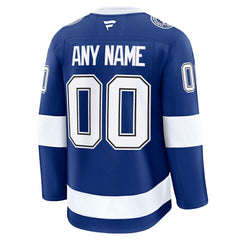 Tampa Bay Lightning Fanatics Home Premium Custom Jersey - Blue - NHL 202055752