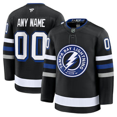 Tampa Bay Lightning Fanatics Alternate Premium Custom Jersey - Black - NHL 202055754