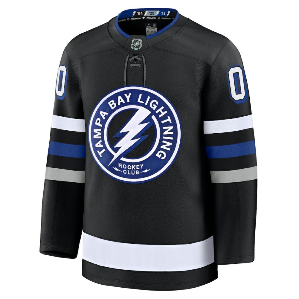 Tampa Bay Lightning Fanatics Alternate Premium Custom Jersey - Black - NHL 202055754