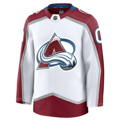 Colorado Avalanche Fanatics Away Premium Custom Jersey - White - NHL 202055755