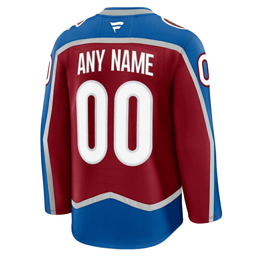 Colorado Avalanche Fanatics Home Premium Custom Jersey - Burgundy - NHL 202055757
