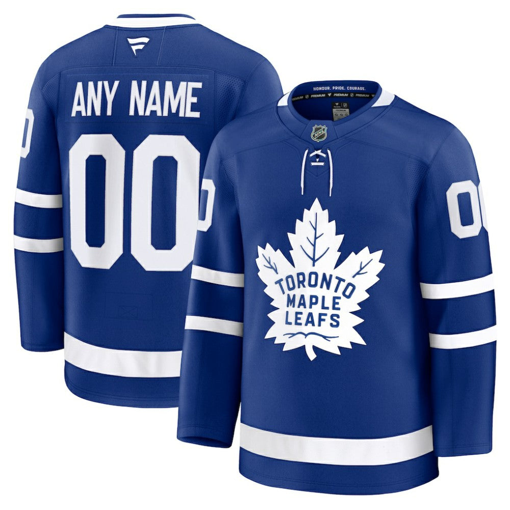 Toronto Maple Leafs Fanatics Home Premium Custom Jersey - Blue - NHL 202055758