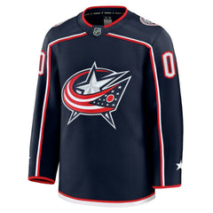 Columbus Blue Jackets Fanatics Home Premium Custom Jersey - Navy - NHL 202055763