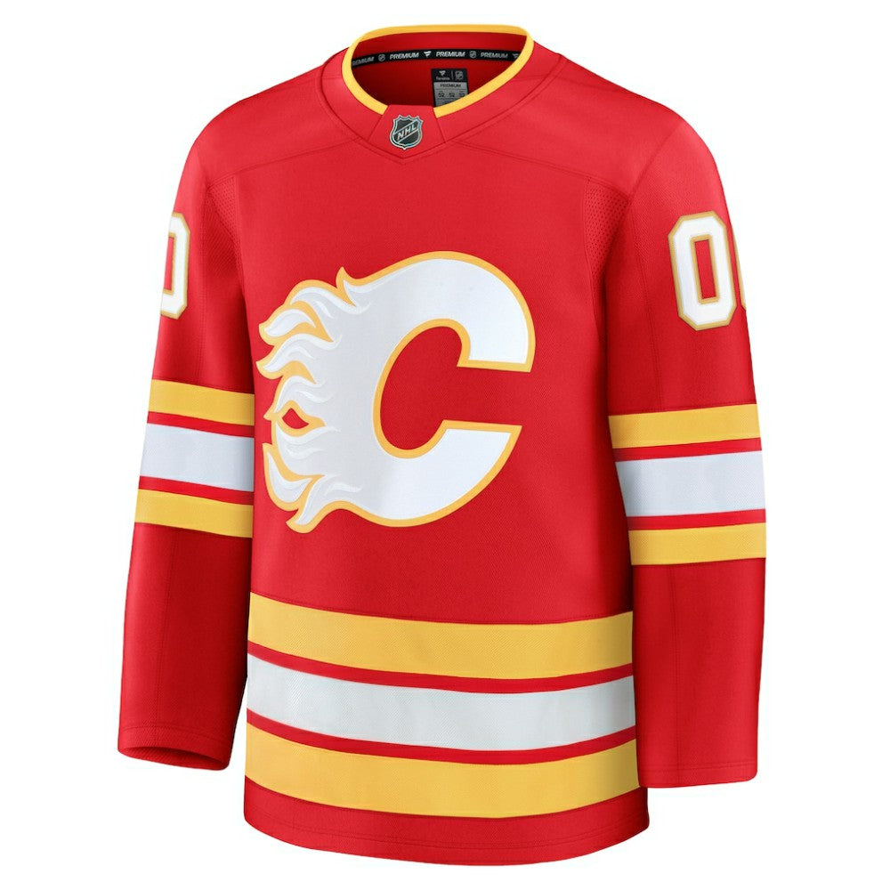 Calgary Flames Fanatics Home Premium Custom Jersey - Red - NHL 202055777